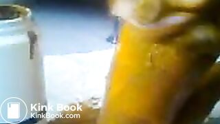 scat shit total KV brown cock smear