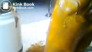 scat shit total KV brown cock smear