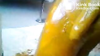 scat shit total KV brown cock smear