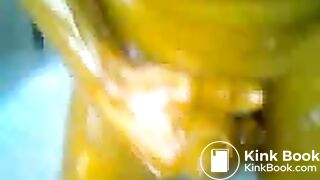 scat shit total KV brown cock smear