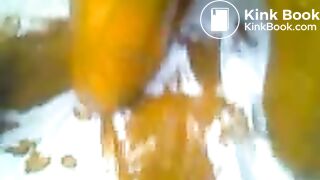 scat shit total KV brown cock smear