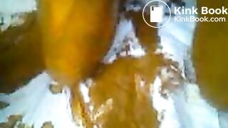 scat shit total KV brown cock smear