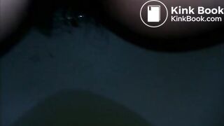 just before the turds!