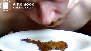 scat,eat a plate of shit