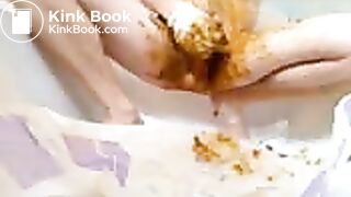 Messy Nappy Play and cum