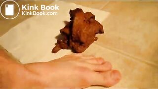 Shitting 9-10-2011 Big Thick Soft Grainy Pile