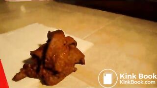 Shitting 9-10-2011 Big Thick Soft Grainy Pile