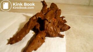 Shitting 6-7-12 3 day constipated log jam