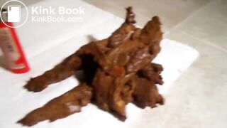 Shitting 6-7-12 3 day constipated log jam