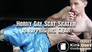 Horny Gay Scat Skater is Ripping his Gear