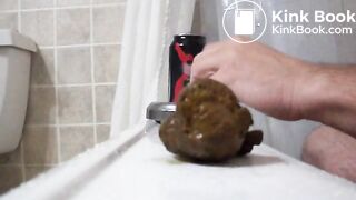 Eating boyfriends hard turd 1of2