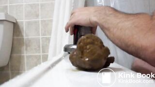 Eating boyfriends hard turd 1of2