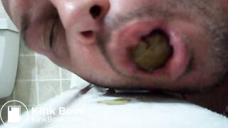 Eating boyfriends hard turd 1of2