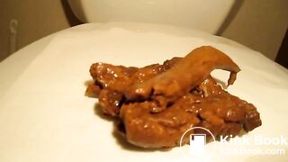 Shitting medium sized logs