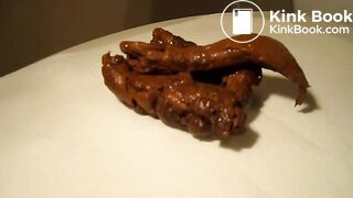 Shitting medium sized logs