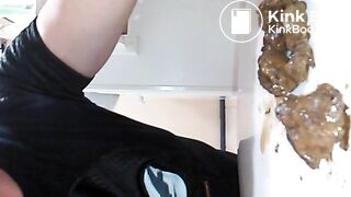 Eating a pile of chewed beautiful shit!!