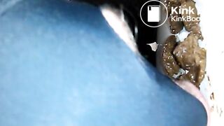 Eating a pile of chewed beautiful shit!!