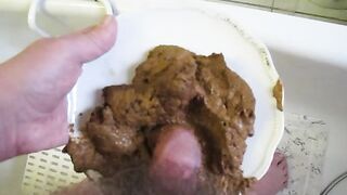 Cock into shit
