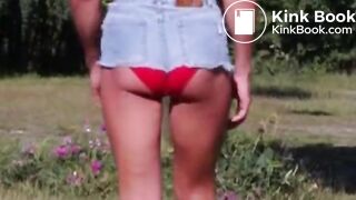 Kaviar in meinen Badeslip gedrückt