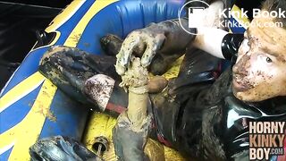 Turd Repacking Play in Rubber and Waders