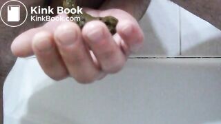 Shit in hand