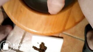 shitting and no hands cum