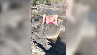 Spring Nude Public Outdoor Sunbathe Piss & Quick Fuck