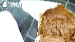 Messy Diaper Wank and Cum