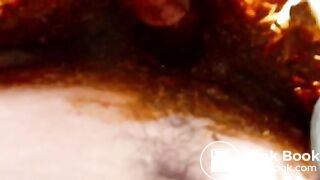 Messy Diaper Wank and Cum