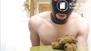Masked twink shit eater