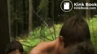 Gay team pisses on cute fresher