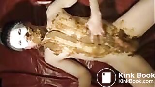 Solo male swallows shit