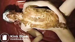 Solo male swallows shit