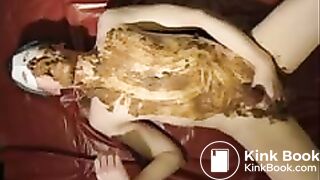 Solo male swallows shit