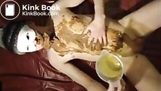 Solo male swallows shit