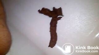 Hot canadian man taking a shit