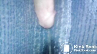 Nice straight twink stops by to shit for daddy