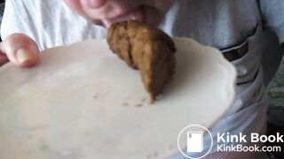 Enjoying morning shit