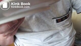 Enjoying morning shit