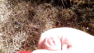 cumshot in the Wood