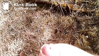 cumshot in the Wood