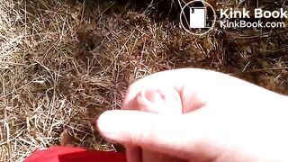 cumshot in the Wood