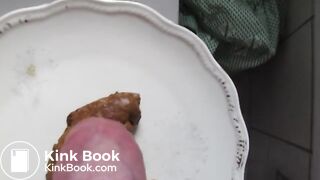 Shit foreskin wank and cum