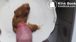 Shit foreskin wank and cum