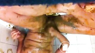 schmutzig aber leider auf dem kopf:-(