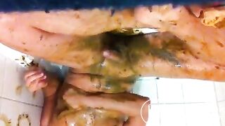 schmutzig aber leider auf dem kopf:-(