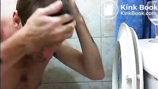 Eating Shit From a Toilet & Painting Face with SHIT!