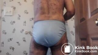 Pooped In Blue Panties