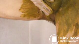 big shit smearing action