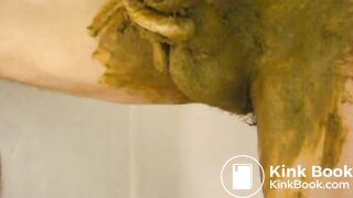 big shit smearing action